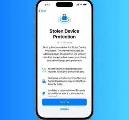 古丈苹果授权维修店分享被盗设备保护功能开启方法 