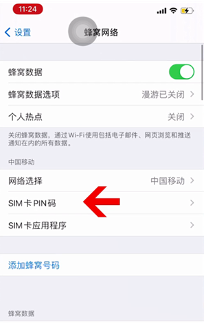 古丈苹果14维修网分享如何给iPhone14的SIM卡设置密码 