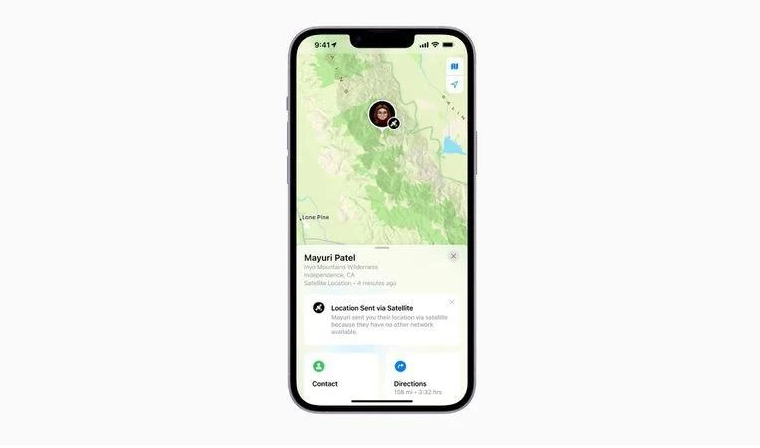 古丈苹果14维修分享iPhone14系列中 FindMy功能通过卫星分享位置方法教程 